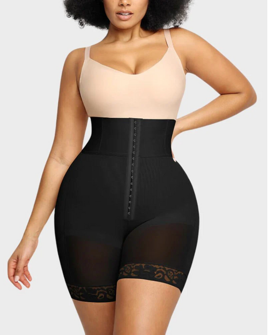 Boned High Waist Sculpted Shorts